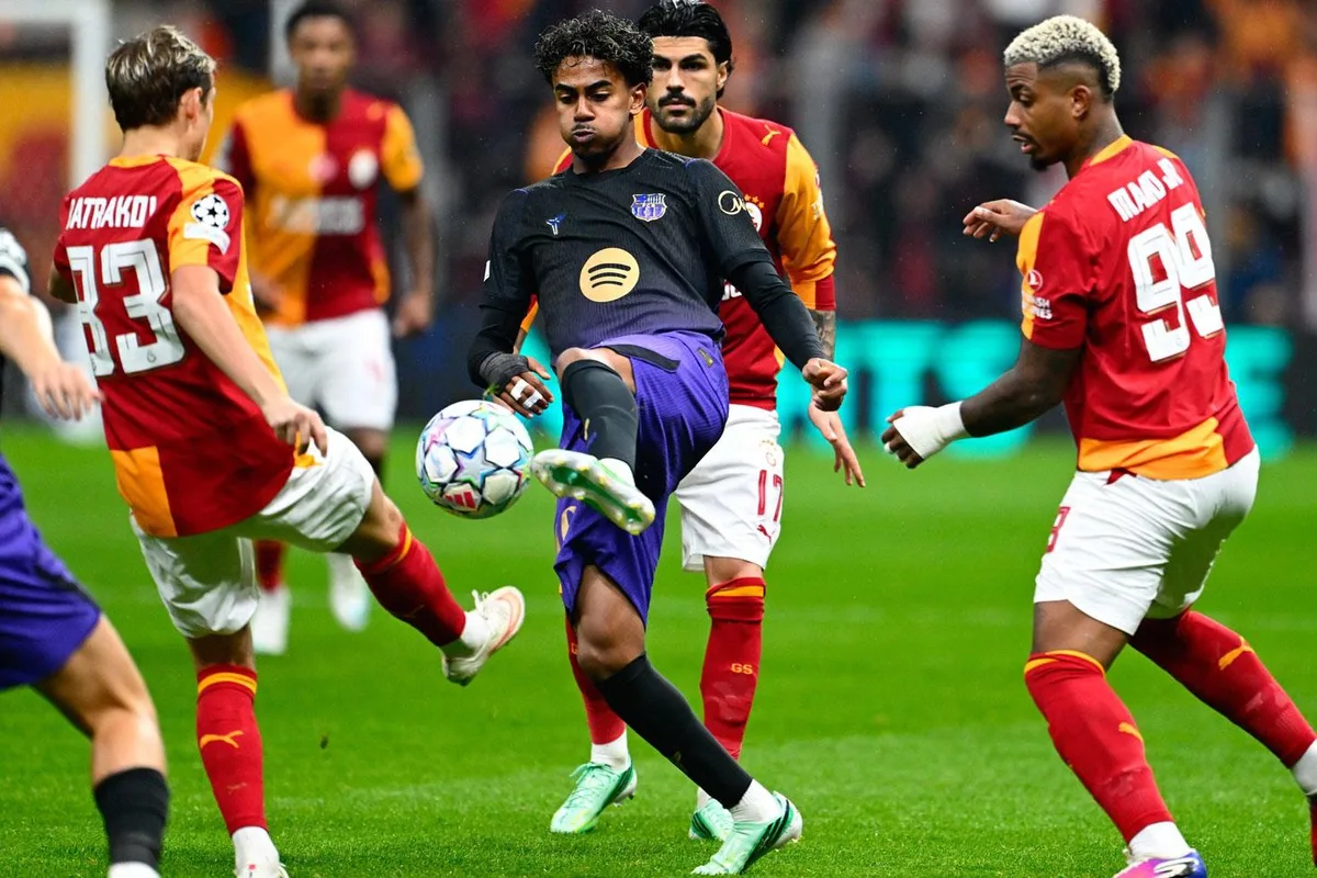 Şampiyonlar Ligi'nde Galatasaray, Barcelona'ya Evinde Boyun Eğdi: 1-4